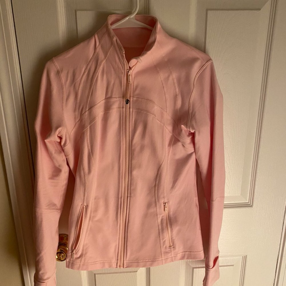 Pink Lululemon Full Zip Define Jacket